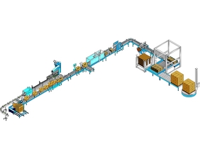 XK automatic crawling packaging production line